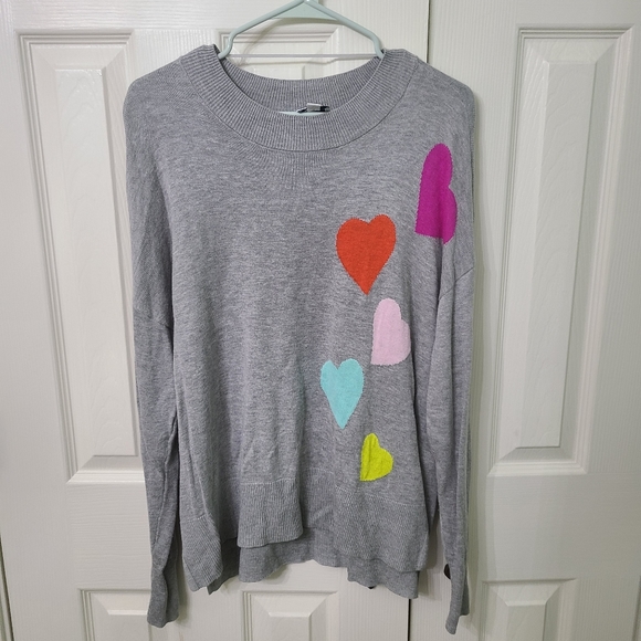 crown & ivy Sweaters - Crown and Ivy heart sweater